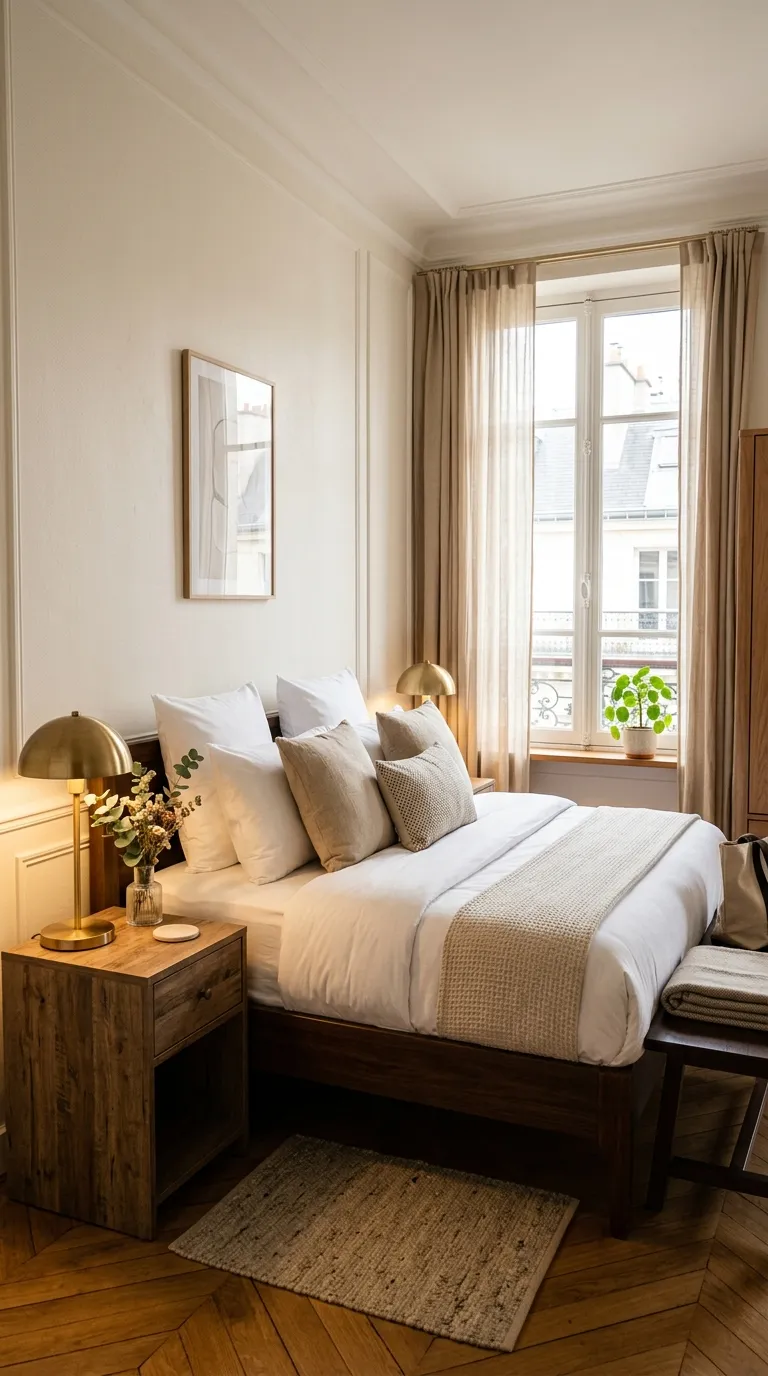 Chambre préparée pour les voyageurs à Vincennes